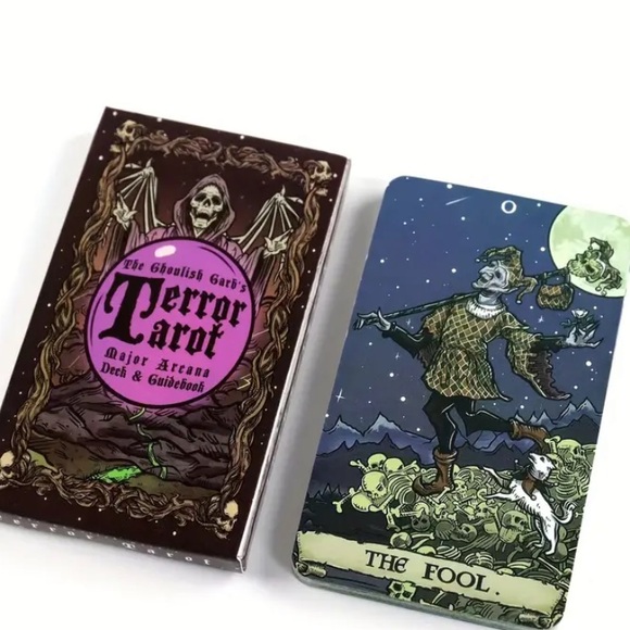 Terror Tarot Cards Major Arcana Deck with Guidebook - Picture 2 of 6